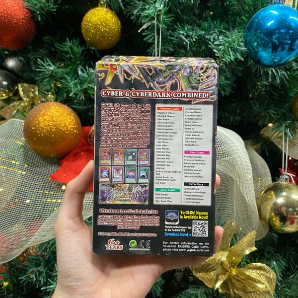 018 Hộp thẻ bài Yugioh Cyber Strike Structure Deck - UK - Hộp Móp