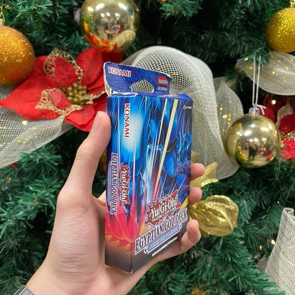 009 Hộp thẻ bài Yugioh Egyptian God Deck: Obelisk the Tormentor Structure Deck - UK - Hộp Móp