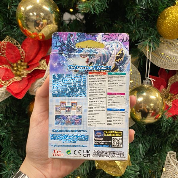 007 Hộp thẻ bài Yugioh Freezing Chains Structure Deck - UK- Hộp Móp