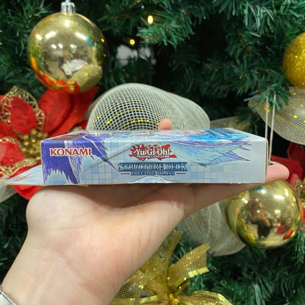 007 Hộp thẻ bài Yugioh Freezing Chains Structure Deck - UK- Hộp Móp