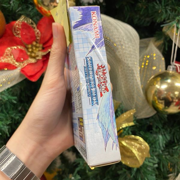 007 Hộp thẻ bài Yugioh Freezing Chains Structure Deck - UK- Hộp Móp