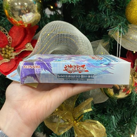 008 Hộp thẻ bài Yugioh Freezing Chains Structure Deck - USA - Hộp Móp