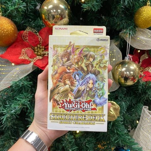 014 Hộp thẻ bài Yugioh Spirit Charmers Structure Deck - USA - Hộp móp
