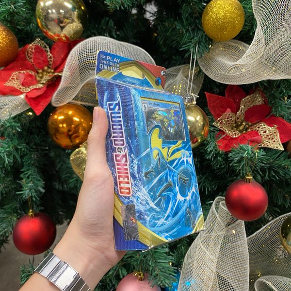 015 Hộp thẻ bài Pokemon Sword & Shield - INTELEON - Theme Deck - Bạc màu