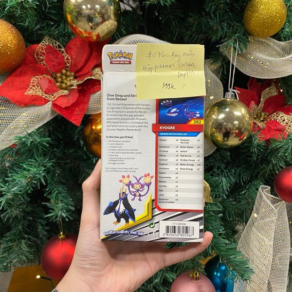 076 Hộp thẻ bài Pokemon Sun & Moon Cosmic Eclipse - UNSEEN DEPTHS - Bạc màu