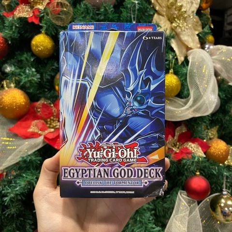 012 Hộp thẻ bài Yugioh Egyptian God Deck: Obelisk the Tormentor Structure Deck - USA - Hộp móp