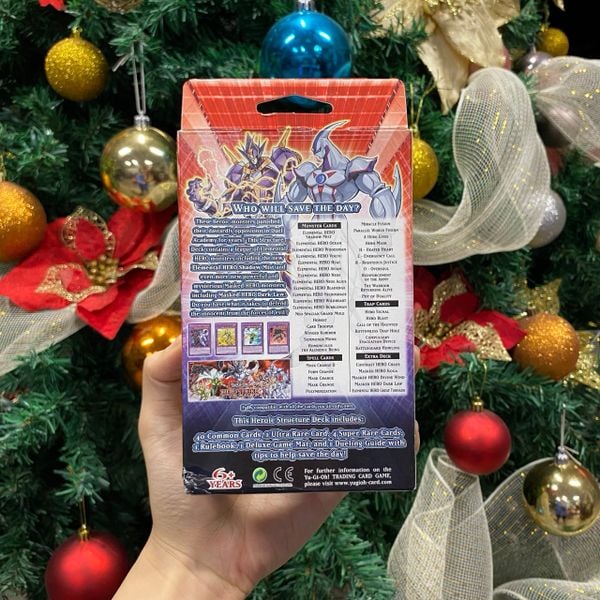 022 Hộp thẻ bài Yugioh Hero Strike Structure Deck - Hộp móp
