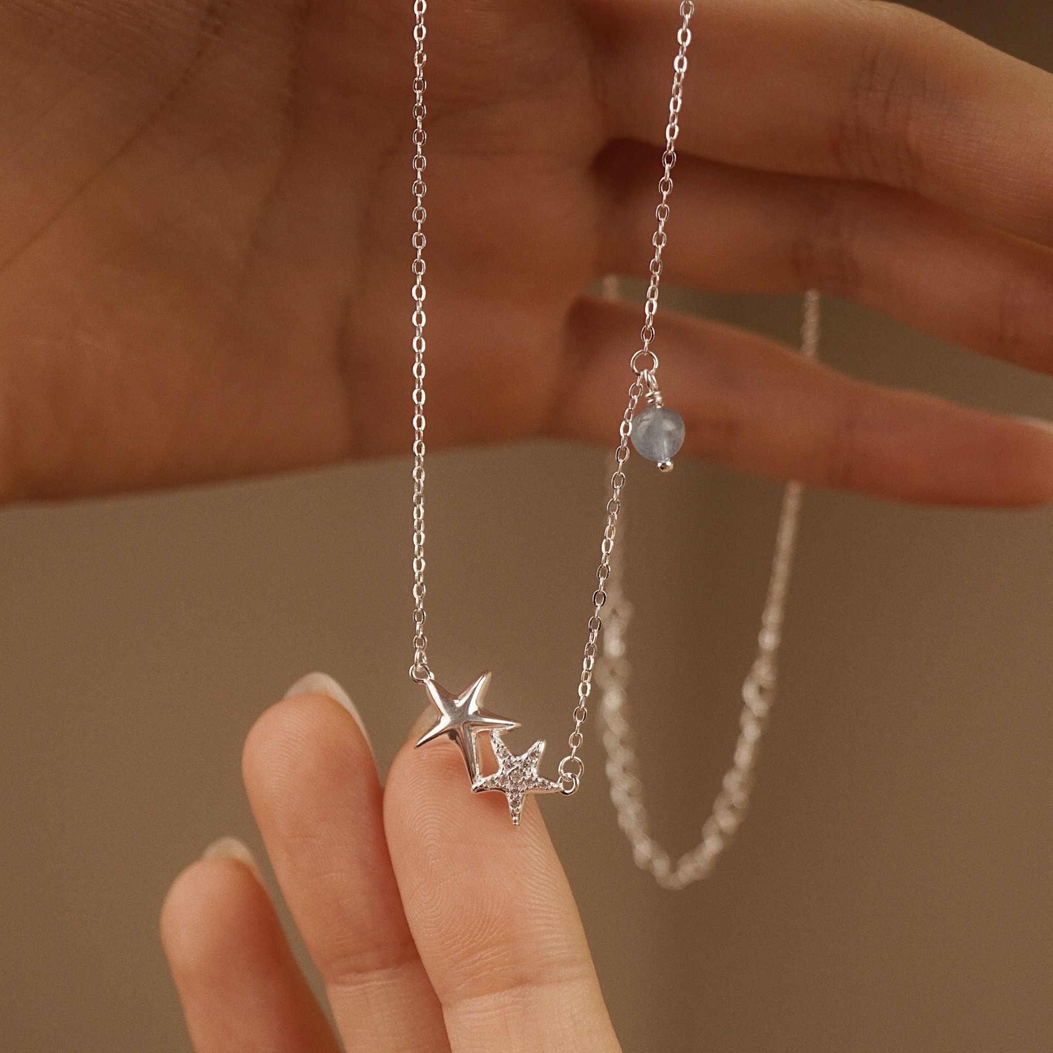  TWIN STAR NECKLACE (S) 