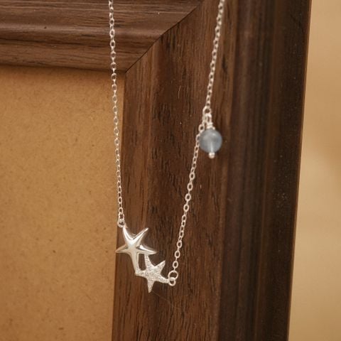 TWIN STAR NECKLACE (S)