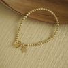  TEDDY BEAR - TOGGLE CLASP BEADED BRACELET 