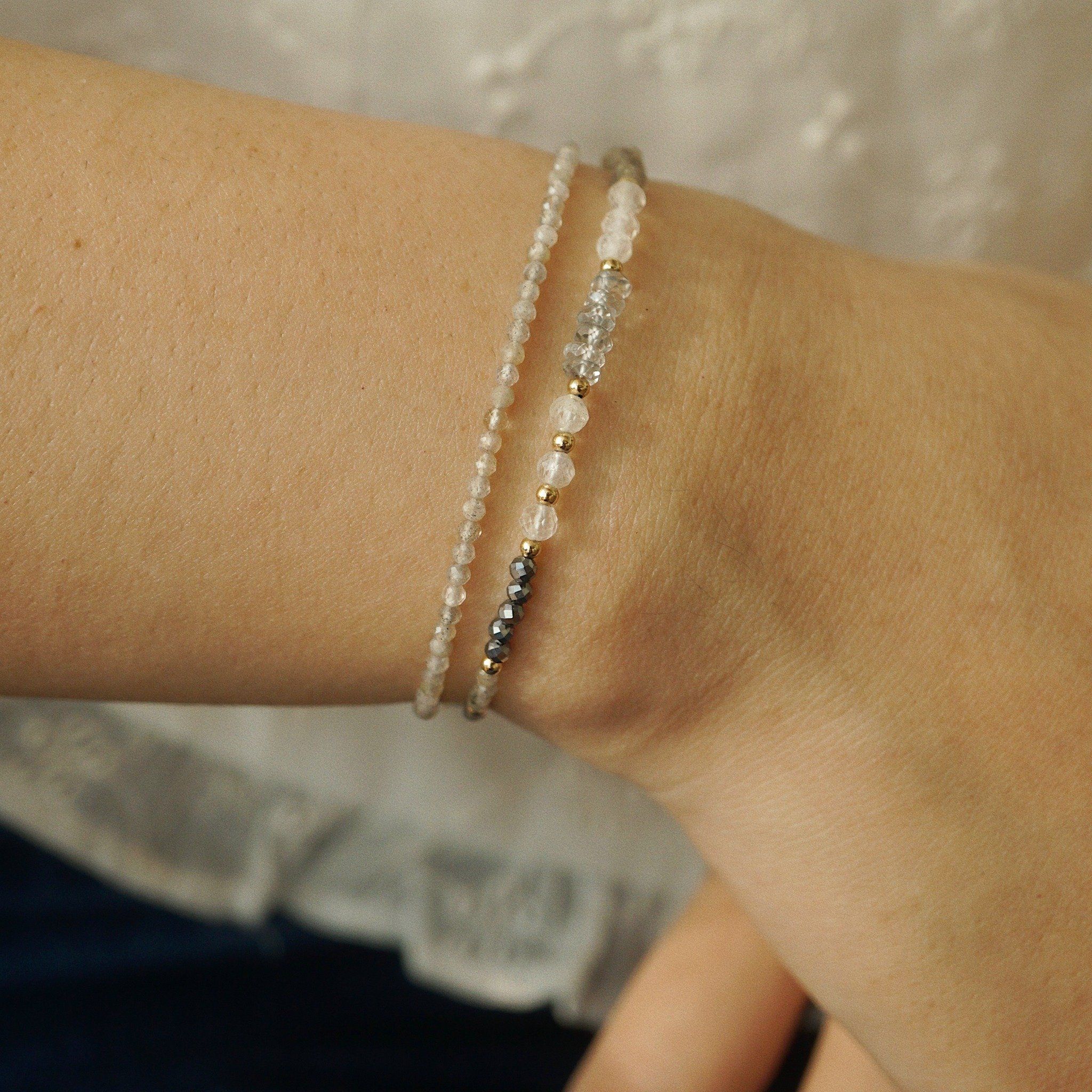  SILVER GREY PALETTE BRACELET 