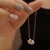  FLOWER PEARL ORBIT BRACELET 