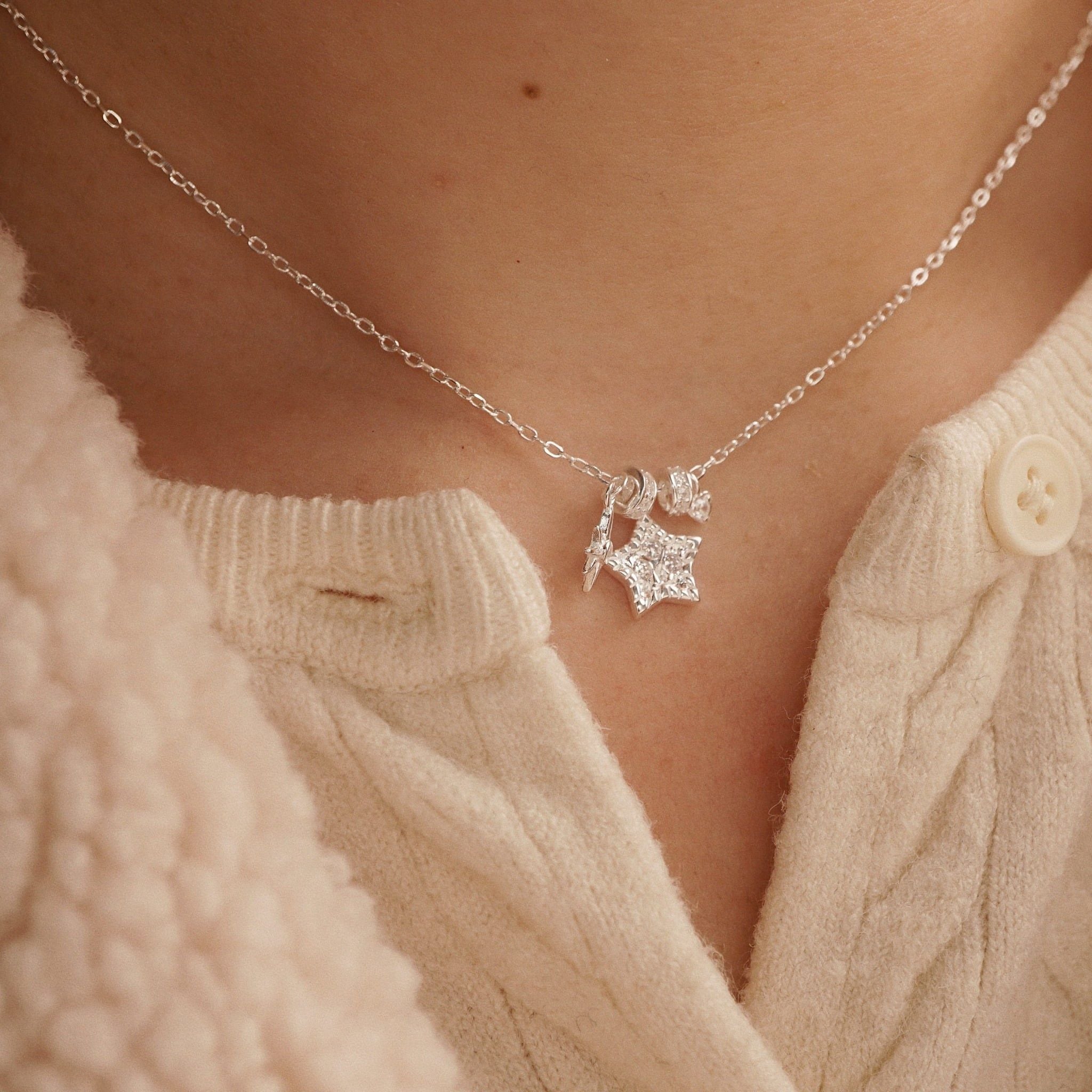  STARLIGHT SNOW NECKLACE (S) 
