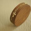  CROSS MILGRAIN FIGARO BRACELET 