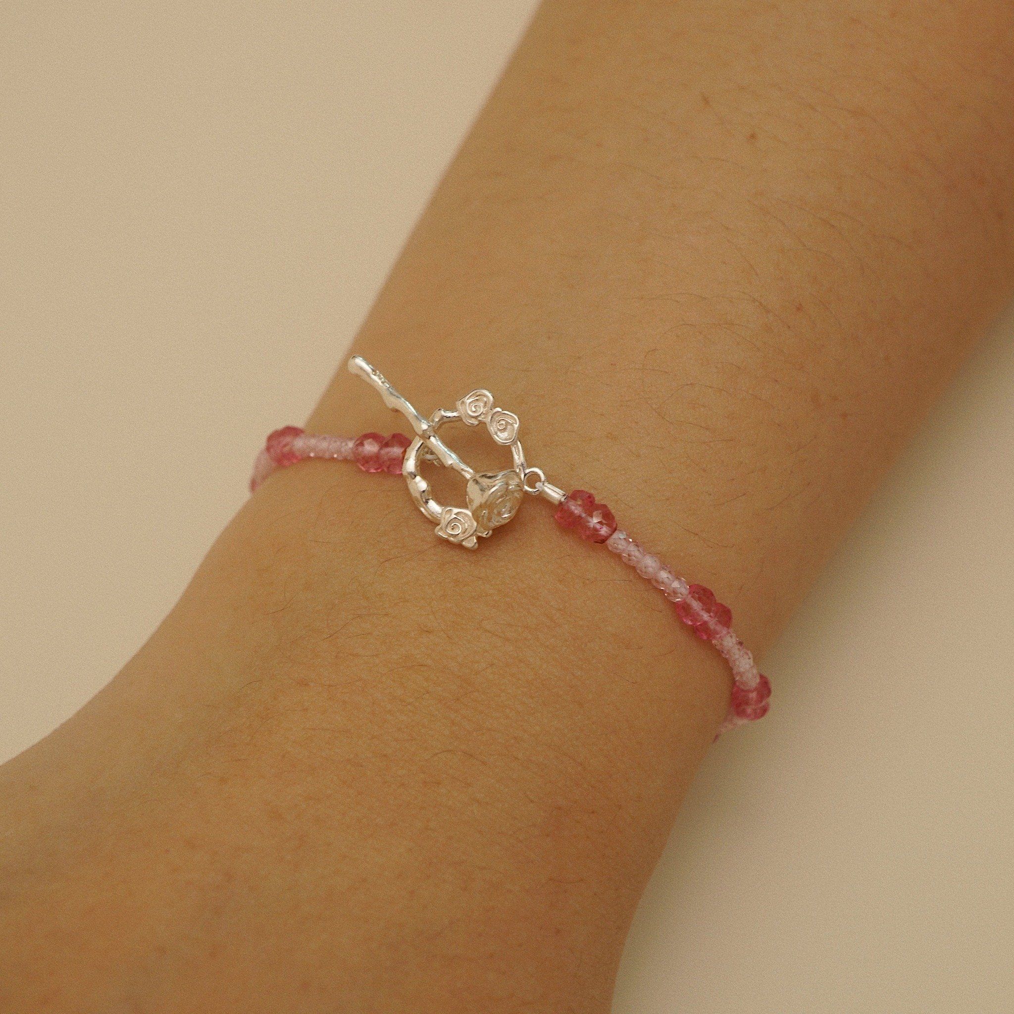  DELICATE ROSE CLASP BRACELET (S) 