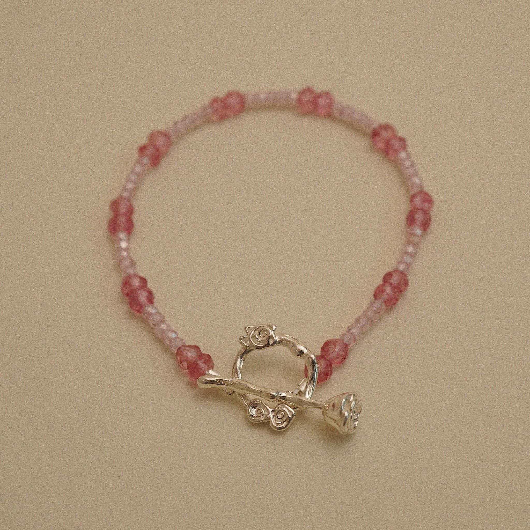  DELICATE ROSE CLASP BRACELET (S) 