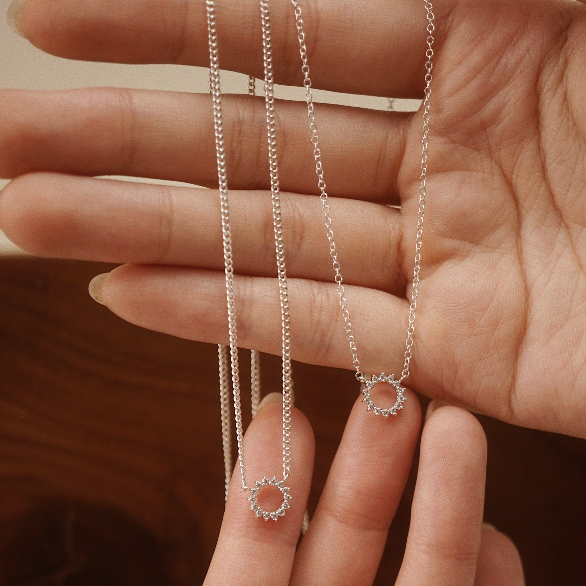  SUNFLOWER CURB NECKLACE (S) 