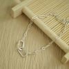 DOUBLE RECTANGLE CLASP - ALTERNATING PAPERCLIP BRACELET (S) 