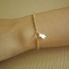  TEDDY BEAR - TOGGLE CLASP BEADED BRACELET 