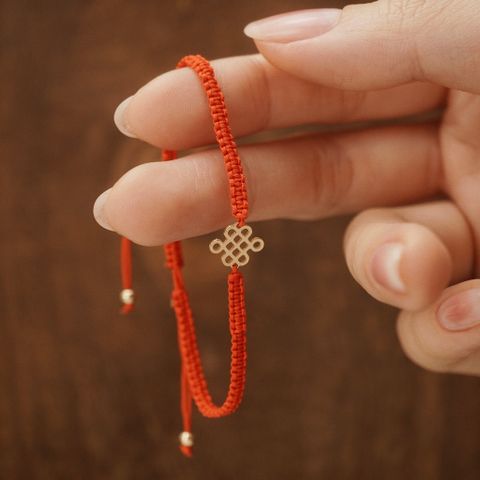 FORTUNE KNOT RED LUCKY STRING BRACELET - 06