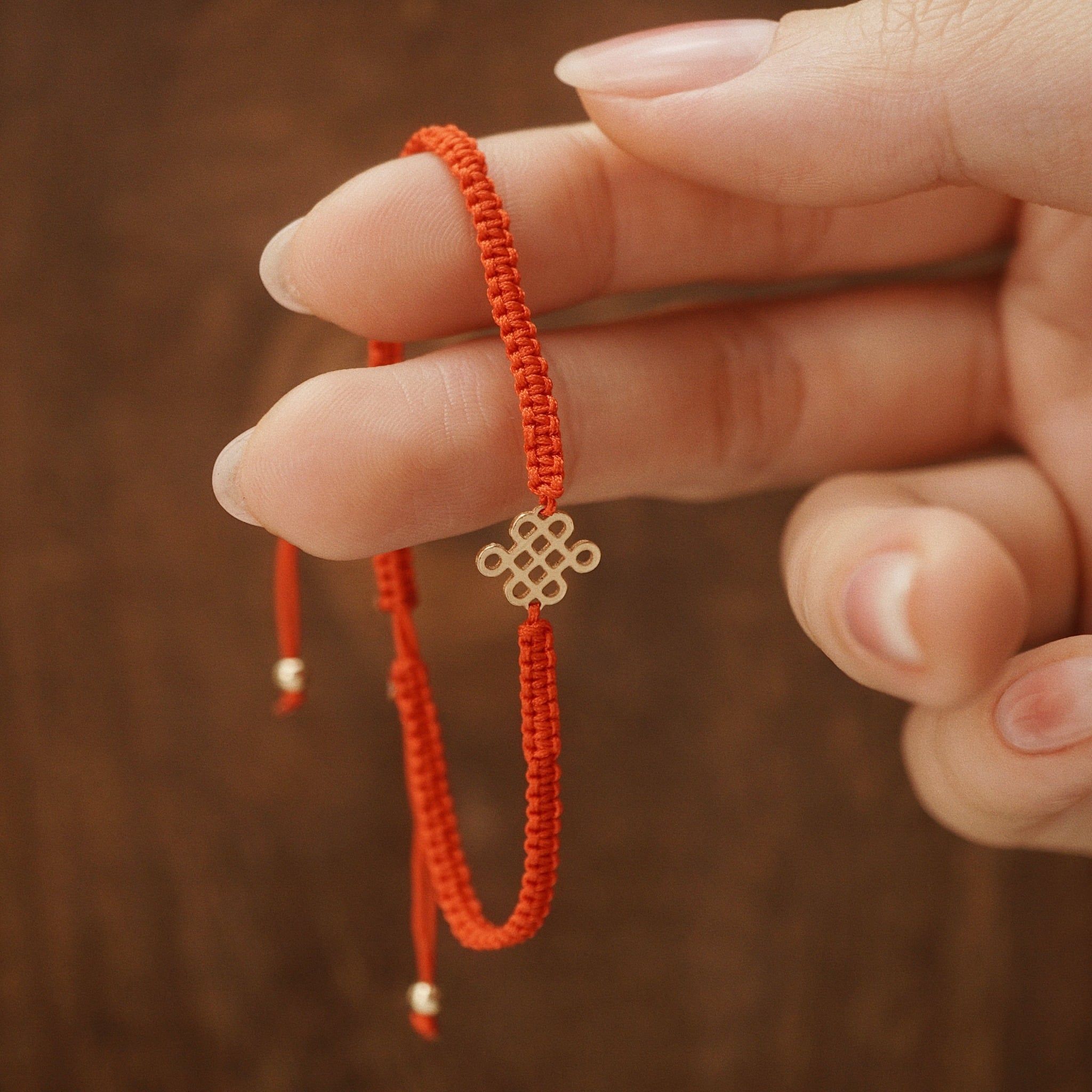  FORTUNE KNOT RED LUCKY STRING BRACELET - 06 