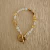  SUNLIT EMBER HEART CLASP BRACELET 