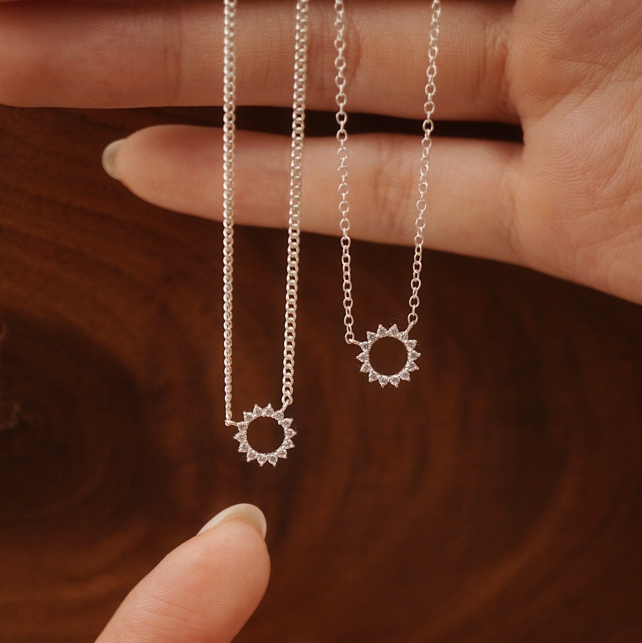  SUNFLOWER CURB NECKLACE (S) 