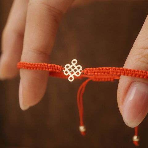 FORTUNE KNOT RED LUCKY STRING BRACELET - 06