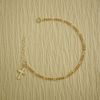  CROSS MILGRAIN FIGARO BRACELET 
