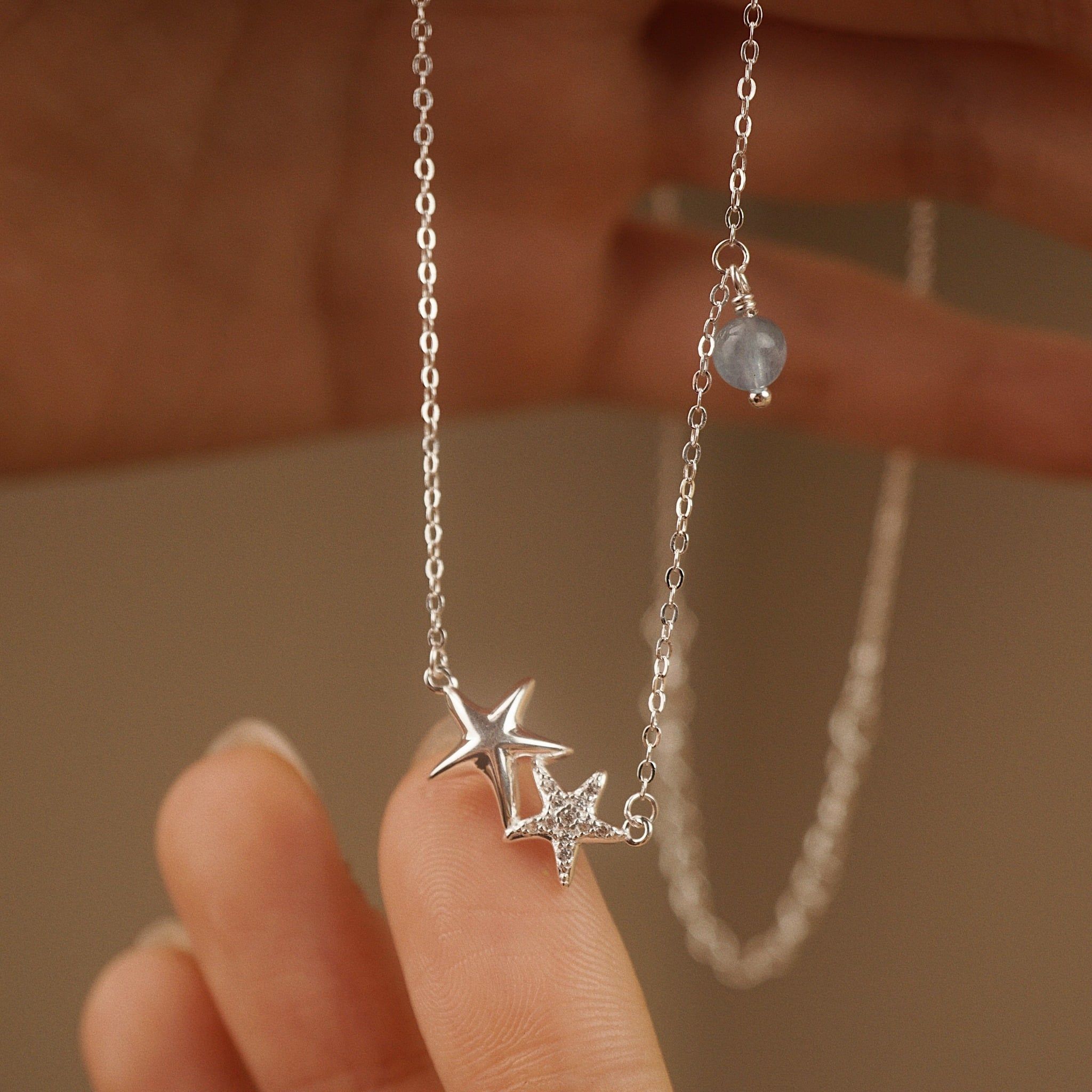  TWIN STAR NECKLACE (S) 