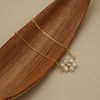  FLOWER PEARL ORBIT BRACELET 