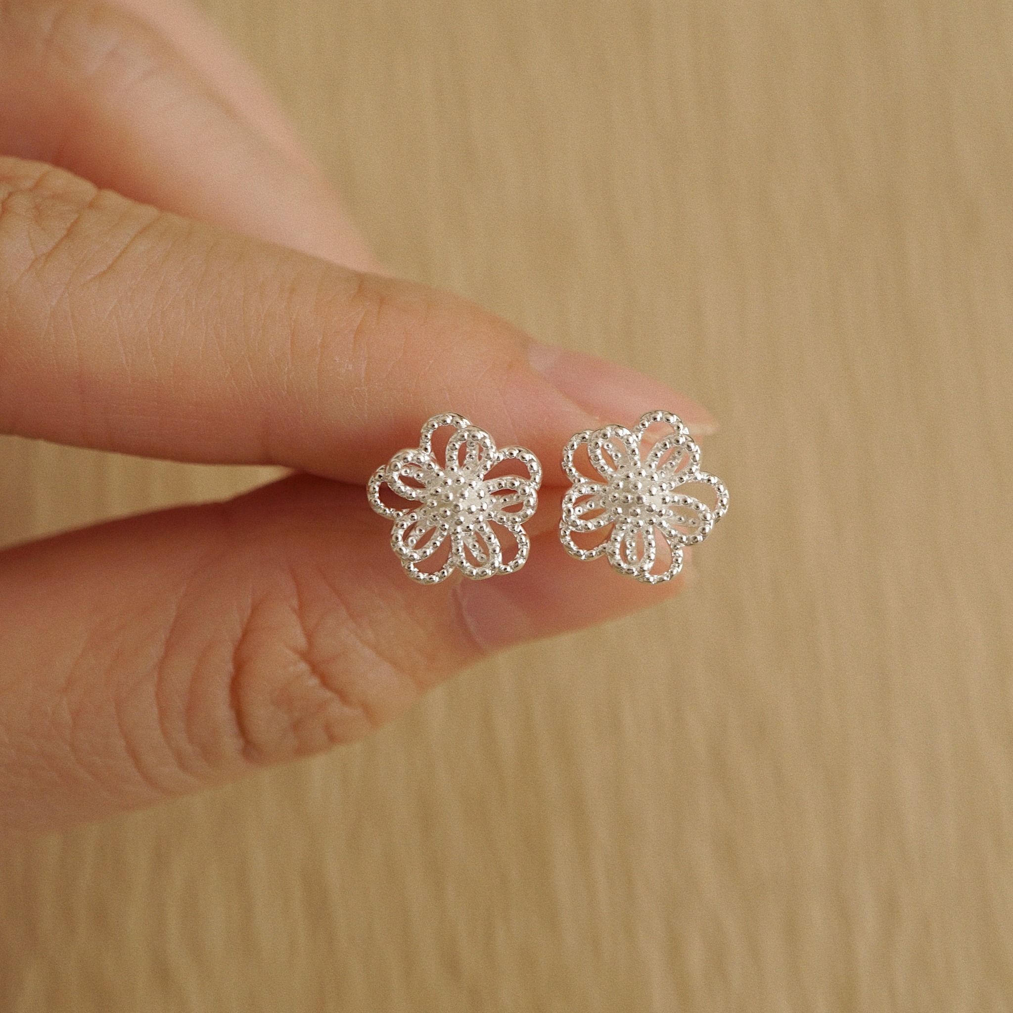  FLOWERLACE EARRINGS (S) 