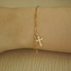  CROSS MILGRAIN FIGARO BRACELET 