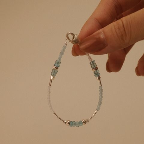 AQUA PALETTE HEART LOCK BRACELET (S)