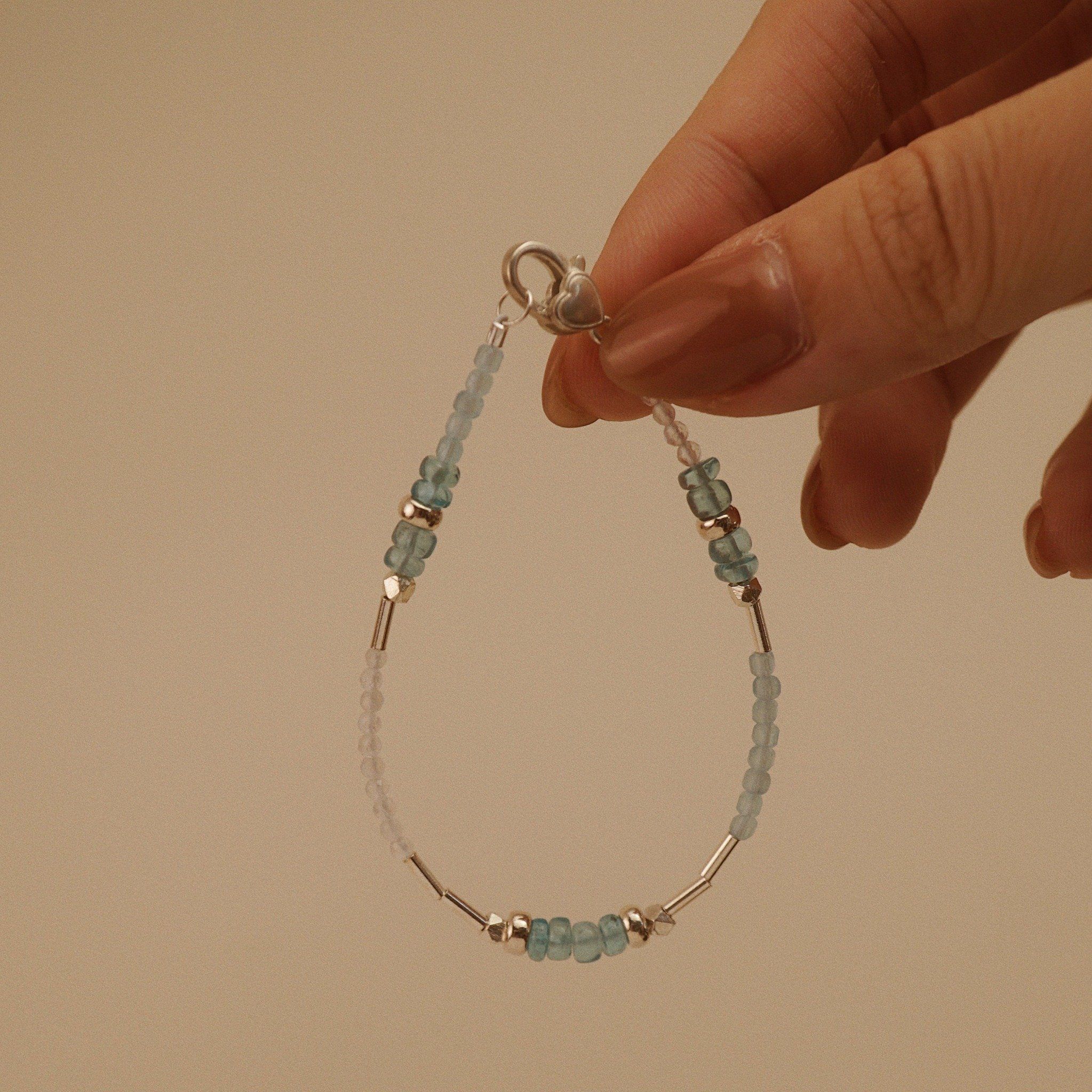  AQUA PALETTE HEART LOCK BRACELET (S) 