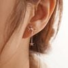  BOW STAR DROP EARRINGS (S) 