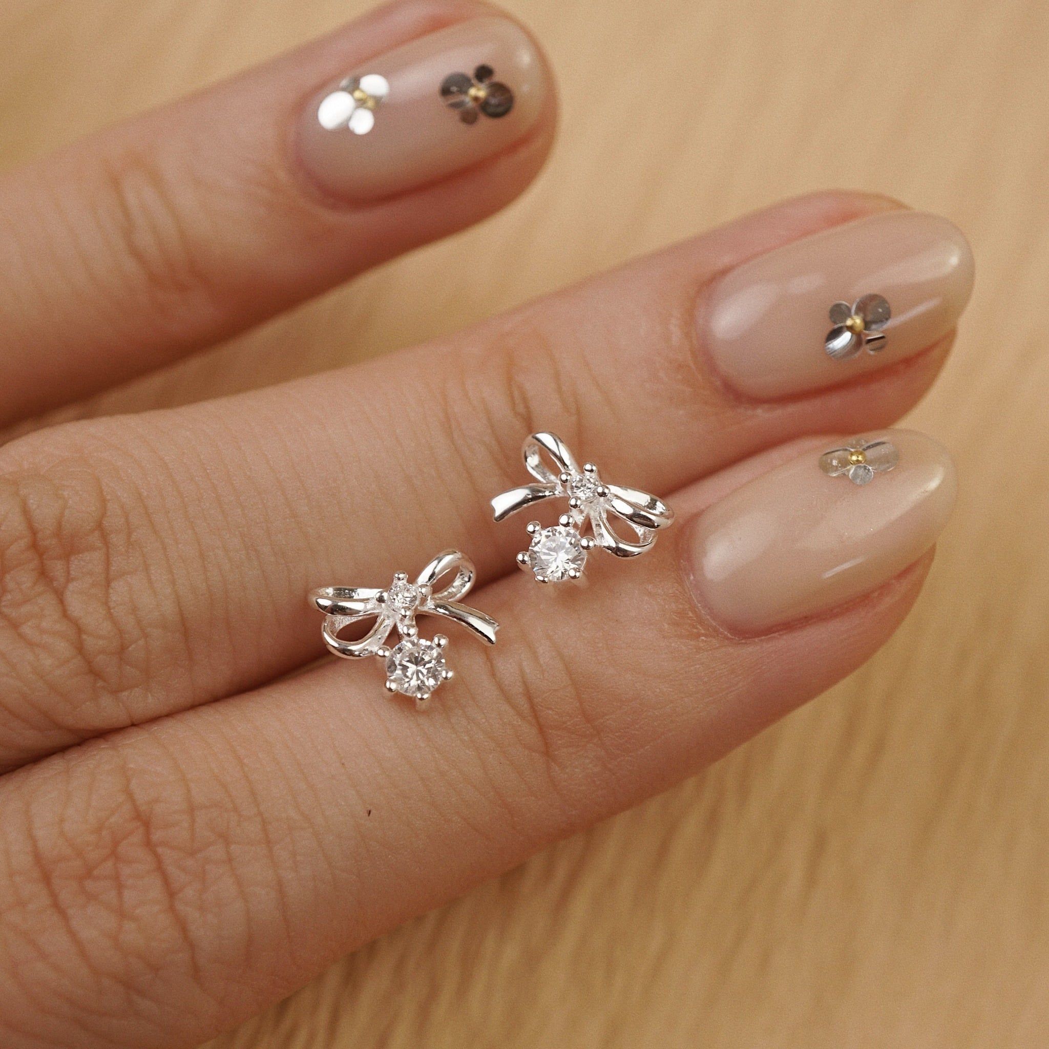  BOW DROP EARRINGS (S) 