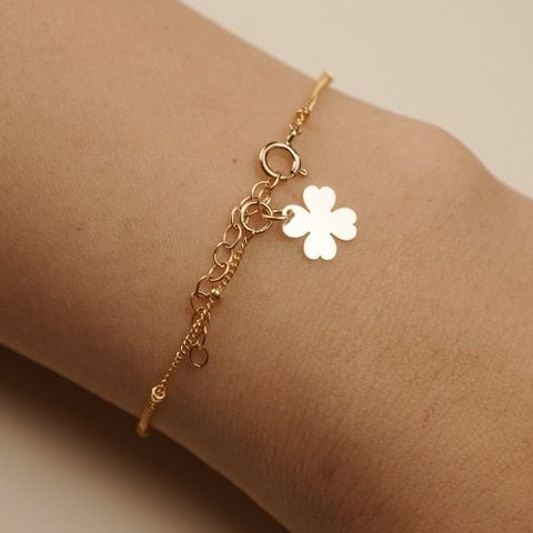 CLOVER LEAF SATELLITE BRACELET