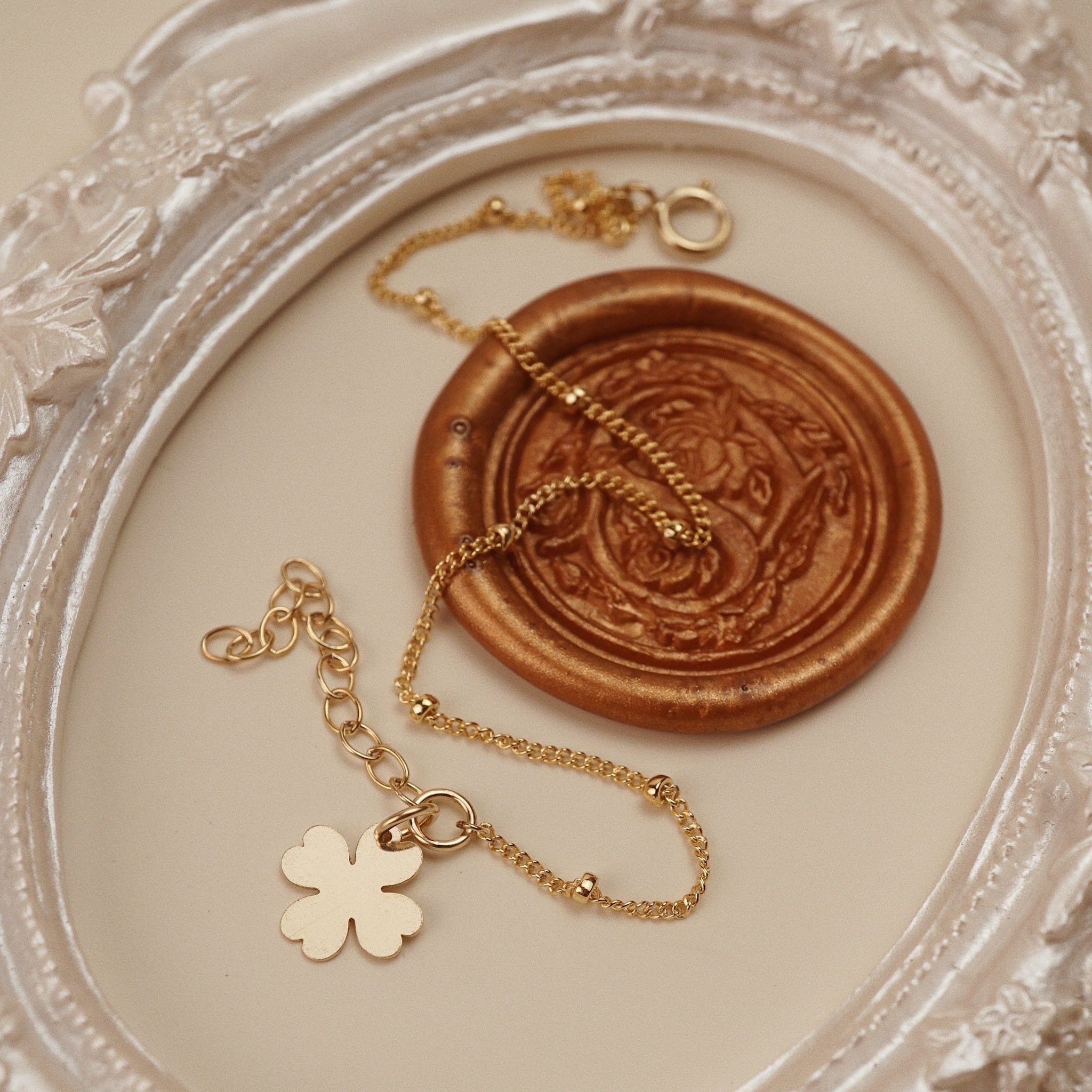  CLOVER LEAF SATELLITE BRACELET 