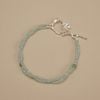  BLOSSOM CLASP GREEN STONE BRACELET (S) 