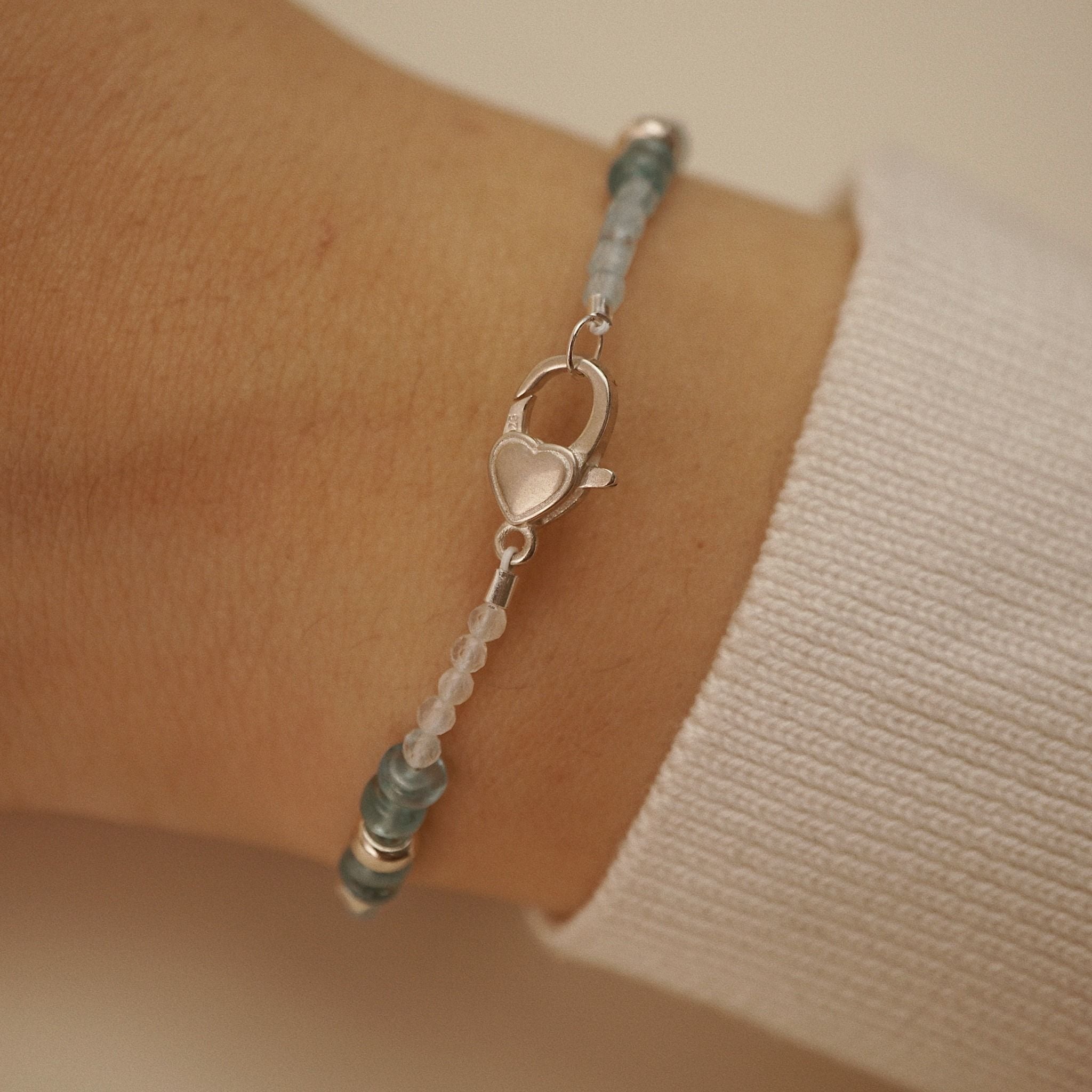  AQUA PALETTE HEART LOCK BRACELET (S) 