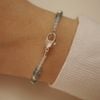  AQUA PALETTE HEART LOCK BRACELET (S) 