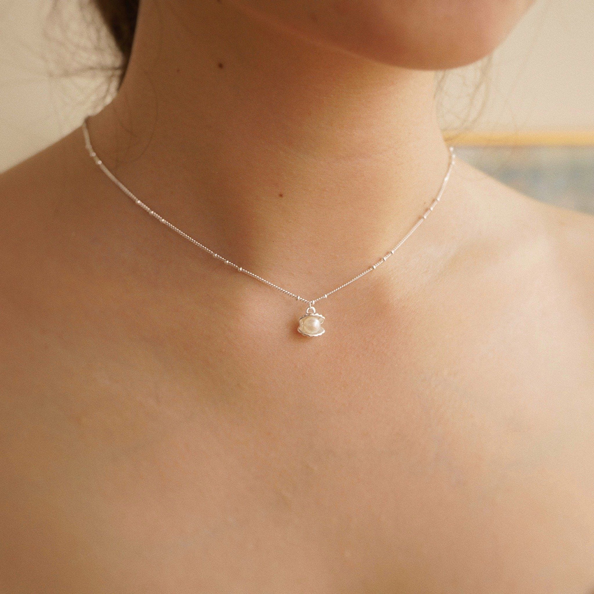  HIDDEN PEARL NECKLACE (S) 