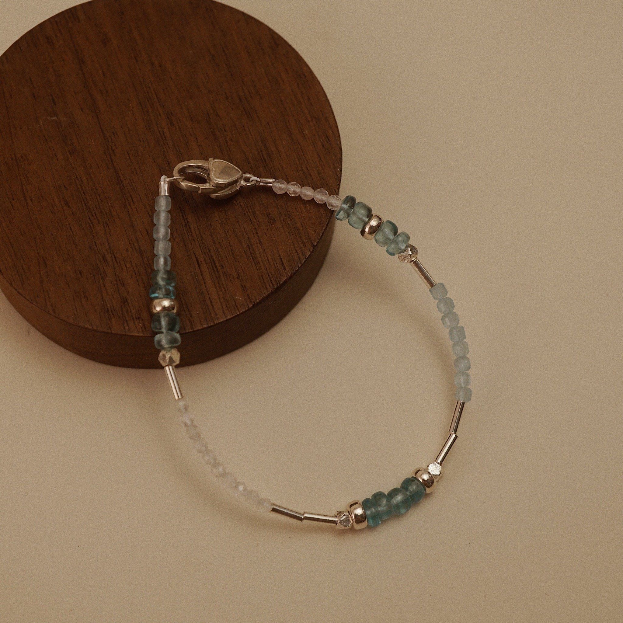  AQUA PALETTE HEART LOCK BRACELET (S) 