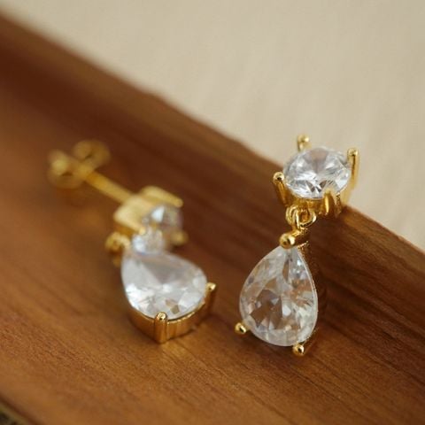 PEAR JACKET EARRINGS
