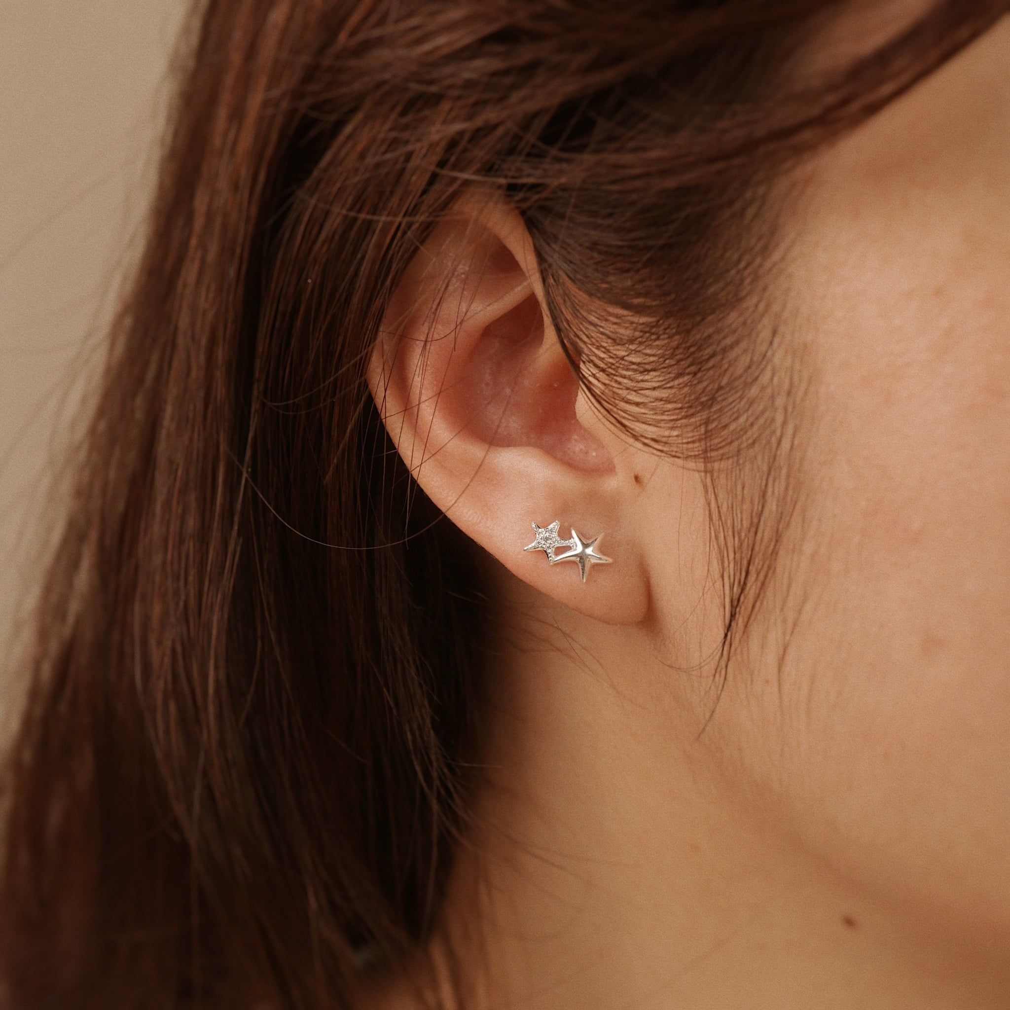  TWIN STAR EARRINGS (S) 