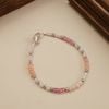  PINK PALETTE BEADED HEART LOCK BRACELET (S) 