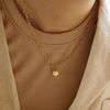  CLASSIC DISC - TOGGLE CLASP OVAL CABLE NECKLACE 