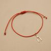  WISHBONE - RED LUCKY STRING BRACELET 