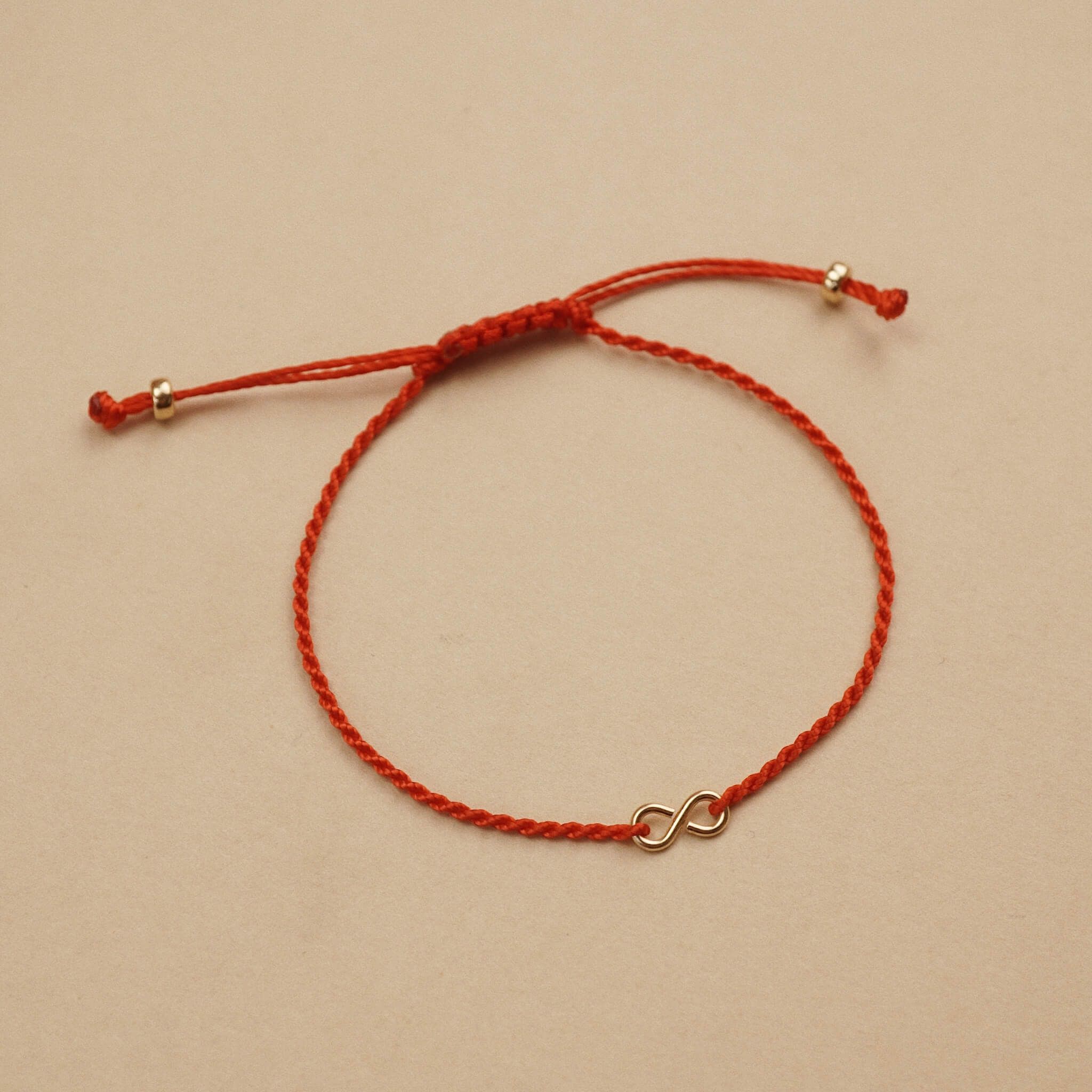  MINI INFINITY - RED LUCKY STRING BRACELET 